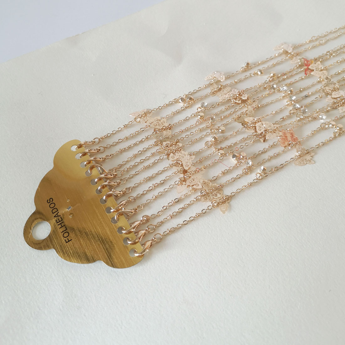 金色链条装饰发饰女式时尚头饰锁骨链项链配饰