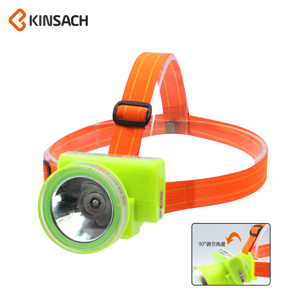 KINSACH星之源铝合金八字充电塑料LED头灯
