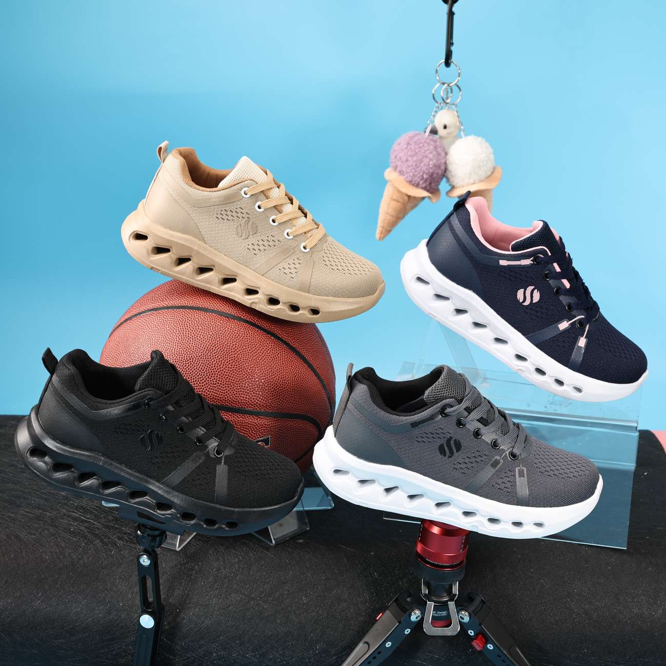 ACL men's and women's sports shoes, EVA lightweight and fashionable men's and women's sports shoes, high-elasticity sports shoes Item Picture