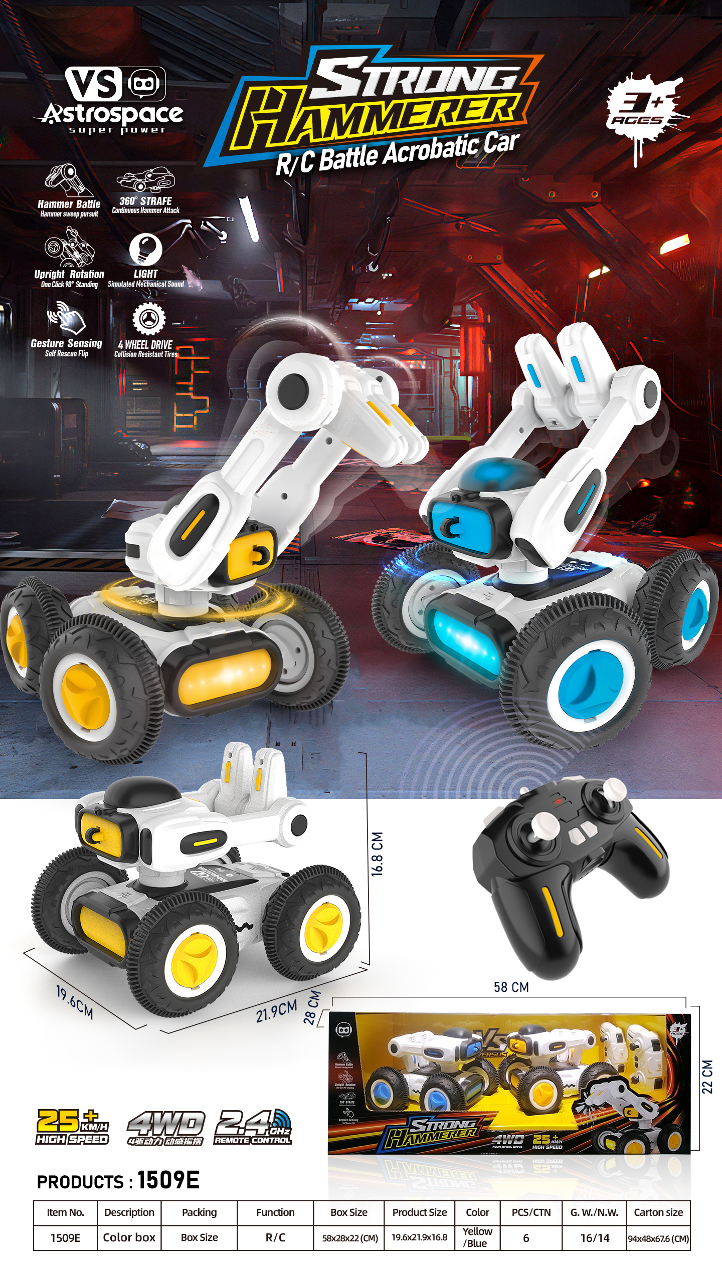 Xiaoshangwang 1509E2.4G Remote Control Dui Dui Hammer Chariot (two sets) Toy Robot Intelligent Programming Learning Set Programmable remote control Children's early education and Intelligence toy Application Scenario