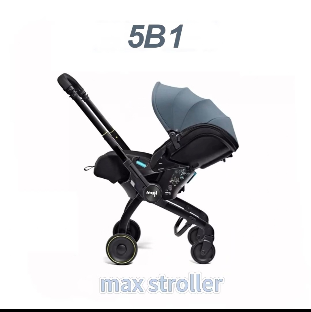 Multi-functional baby stroller with variable carrying basket detail image 4
