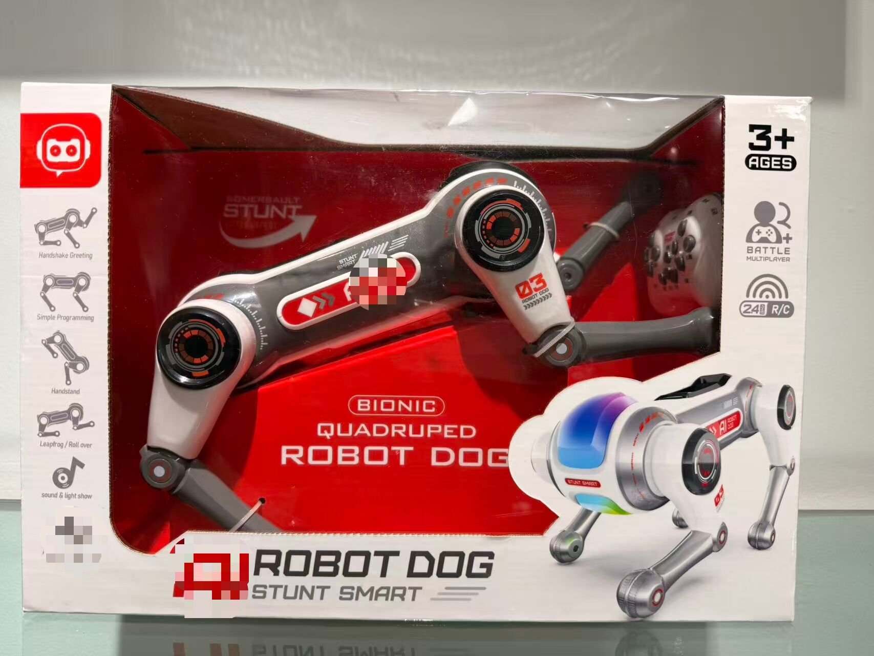 Xiaoshangwang 1508B 2.4g Smart Remote Control stunt Robot Dog Robot Mechanical Dog Smart Bionic Pet toy 15 cm movable shape details Picture