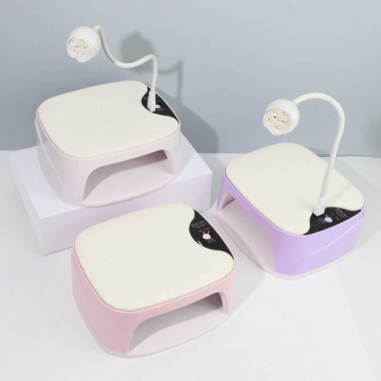 High-power plug-in UV nail lamp, quick-drying light therapy lamp, 288W nail tool light irradiation details Picture