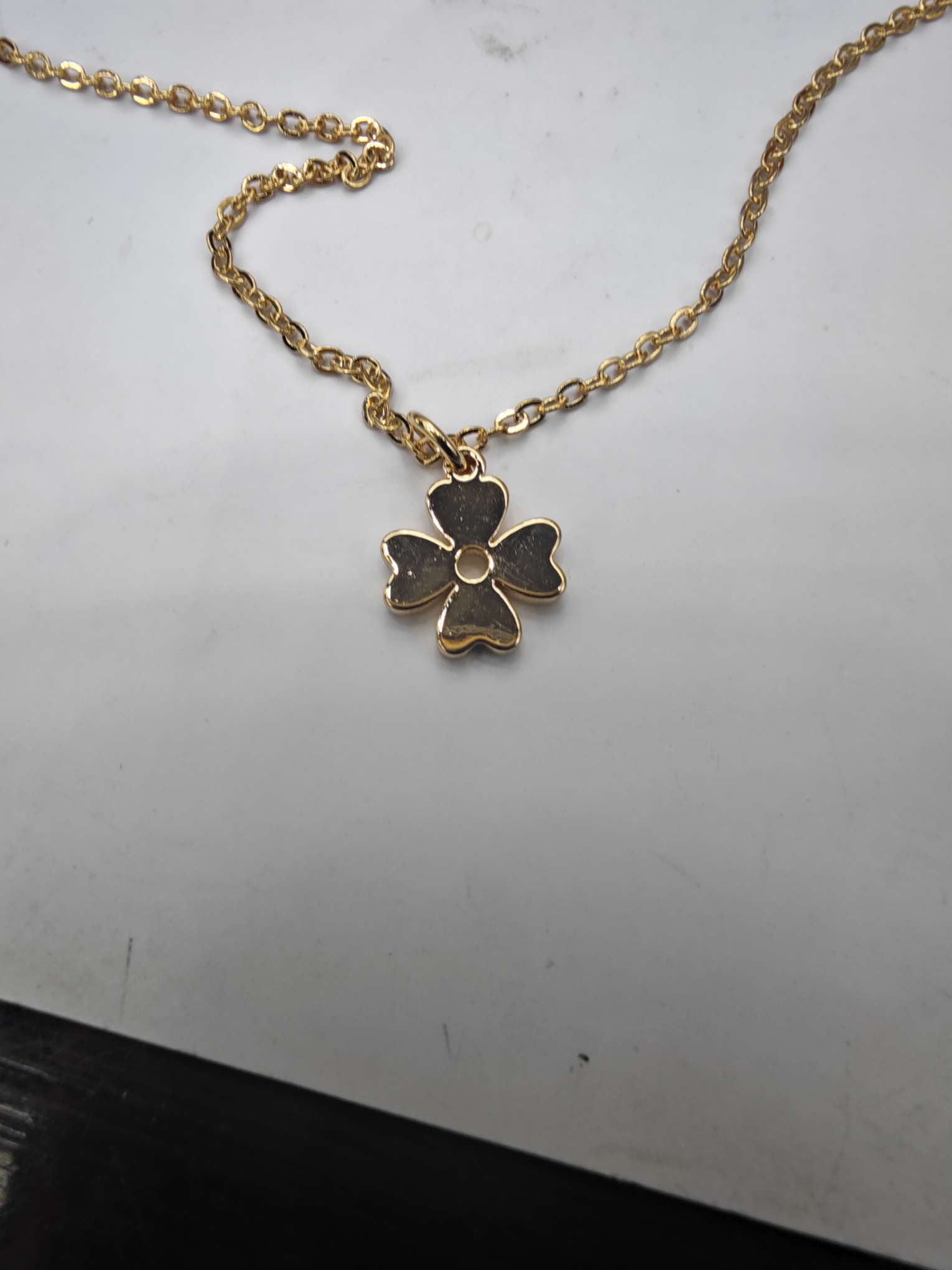 四叶草项链简约时尚项链女款锁骨链轻奢小众设计感饰品详情图5