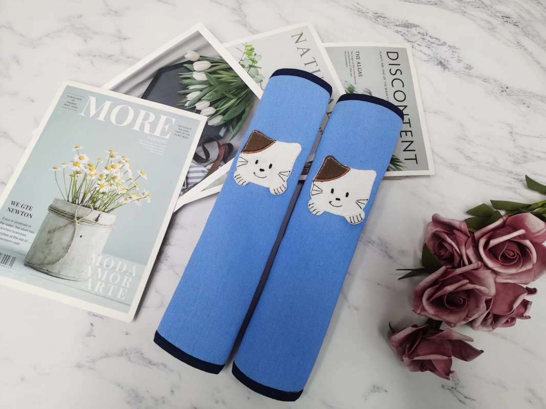 Fabric refrigerator door handle gloves, double door anti-collision protection, anti-ice hand, anti-cold thickened protective cover, handle protection cover, car seat belt shoulder guard cover