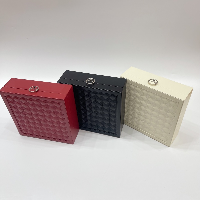 红色黑色米色菱格纹手提包通勤休闲大容量托特包