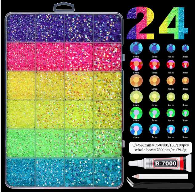 Best-selling 24-grid nail flat drill detail image 6