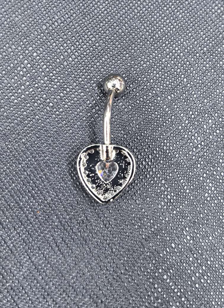 锆石脐饰时尚个性金属饰品简约设计日常佩戴女款小众饰品产品图