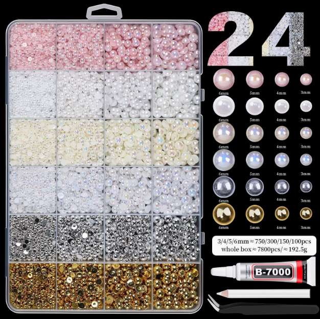 Best-selling 24-grid nail flat drill detail image 4