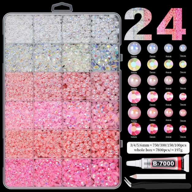 Best-selling 24-grid nail flat drill detail image 2