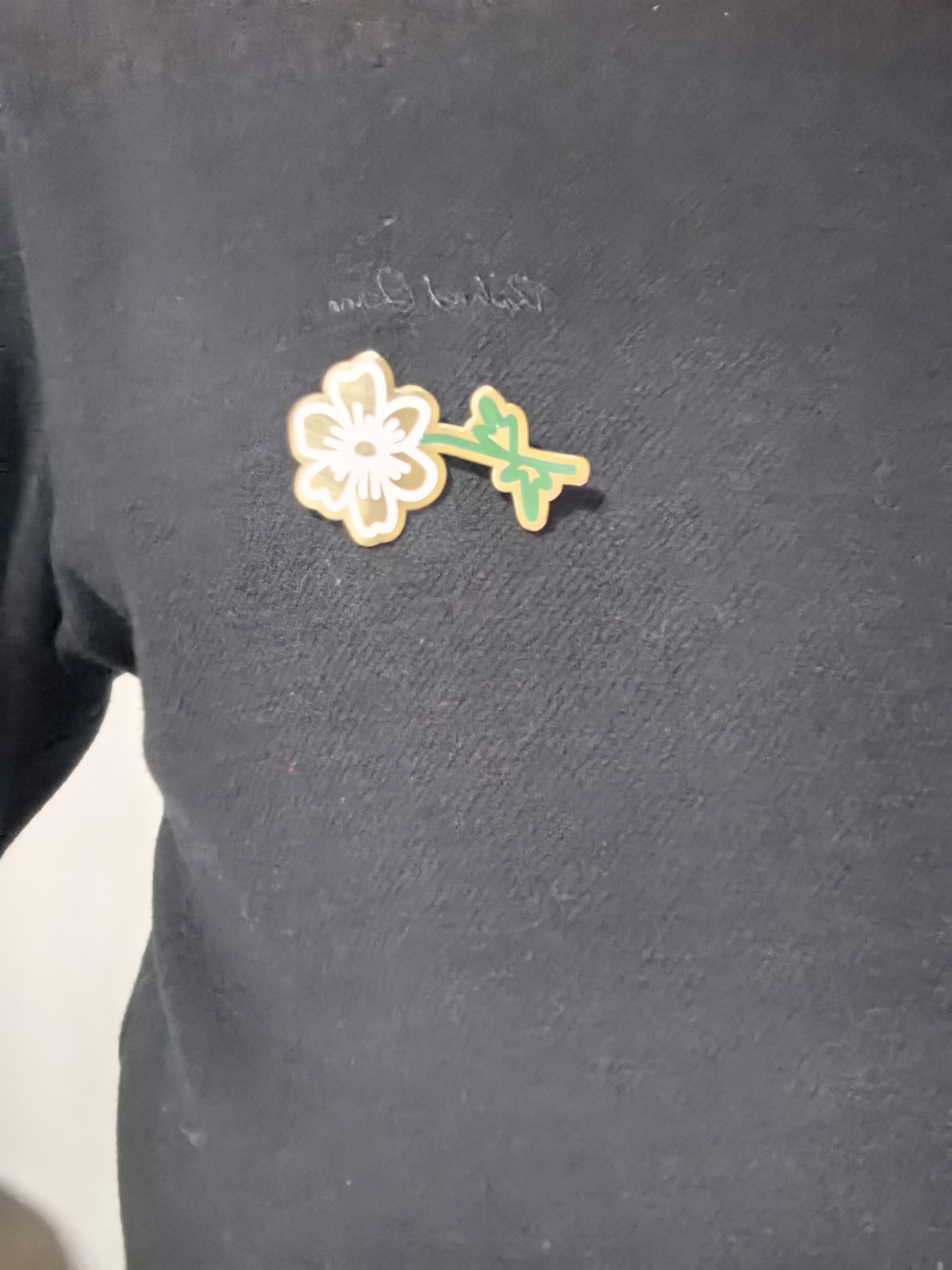 
三色小花不锈钢金属胸针
白底实物图