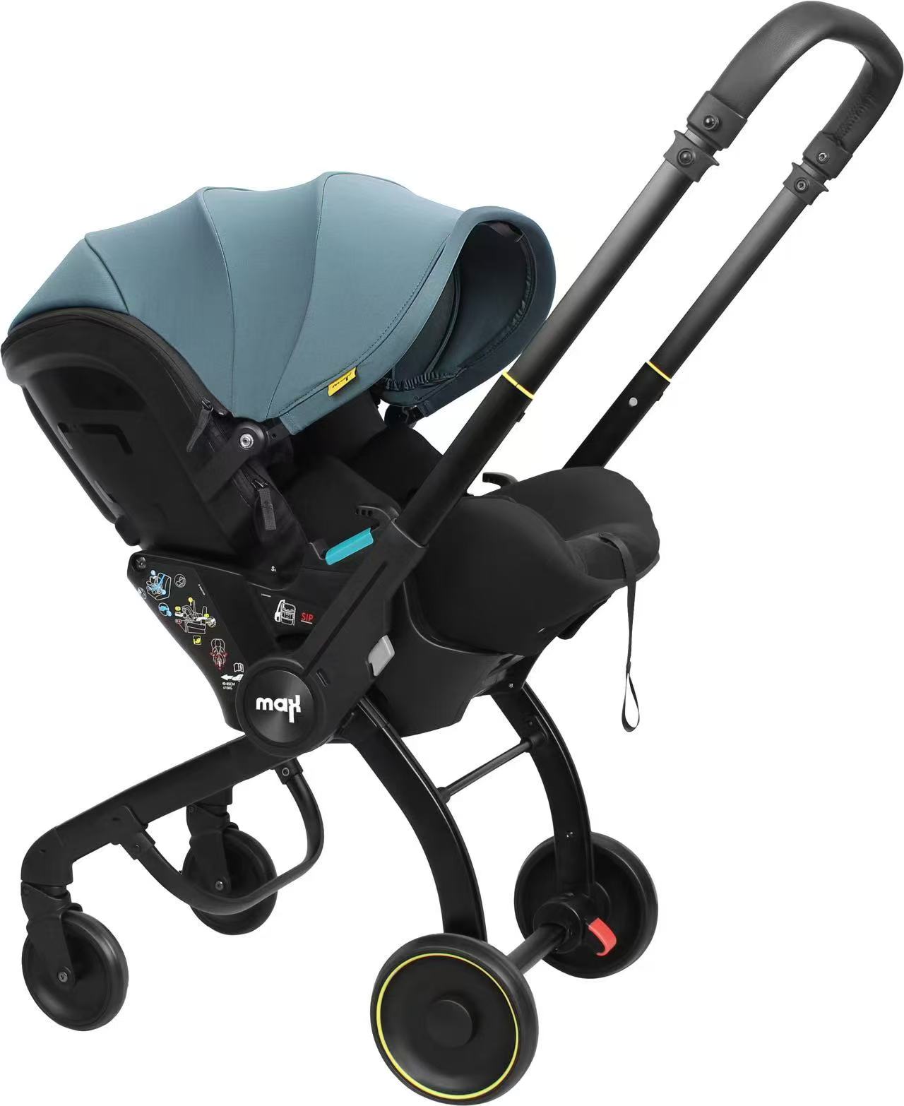 Multi-functional baby stroller with variable carrying basket Application Scenario