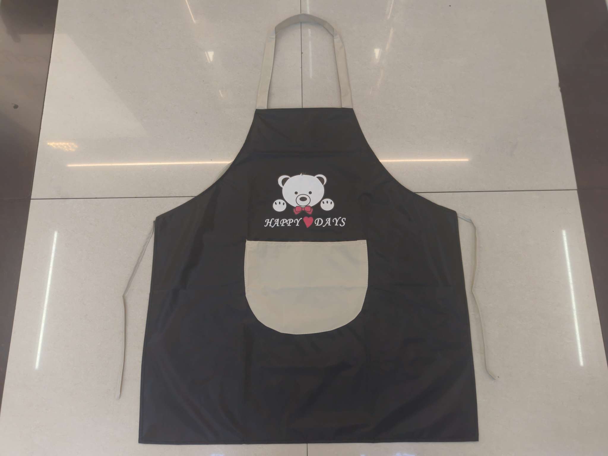 Kitchen baking apron, home women's fashionable and cute Japanese and Korean style waterproof and oil-proof adult cooking work clothes custom LOGO details Picture