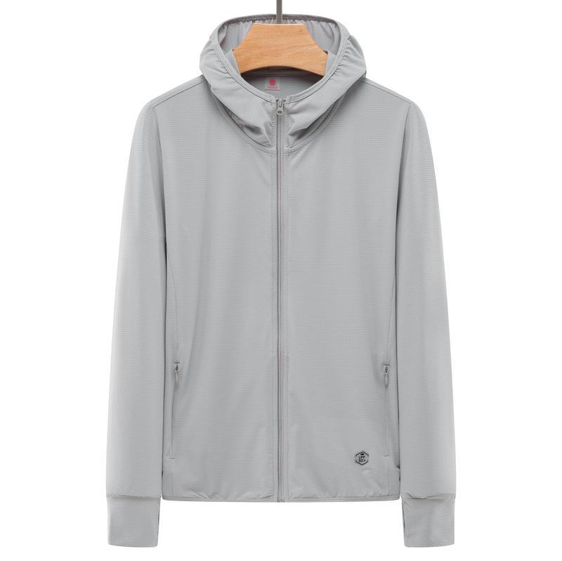 Yims-1118 hooded sun-protective clothing is in large stock and can be printed with the same style for both men and women pic 2