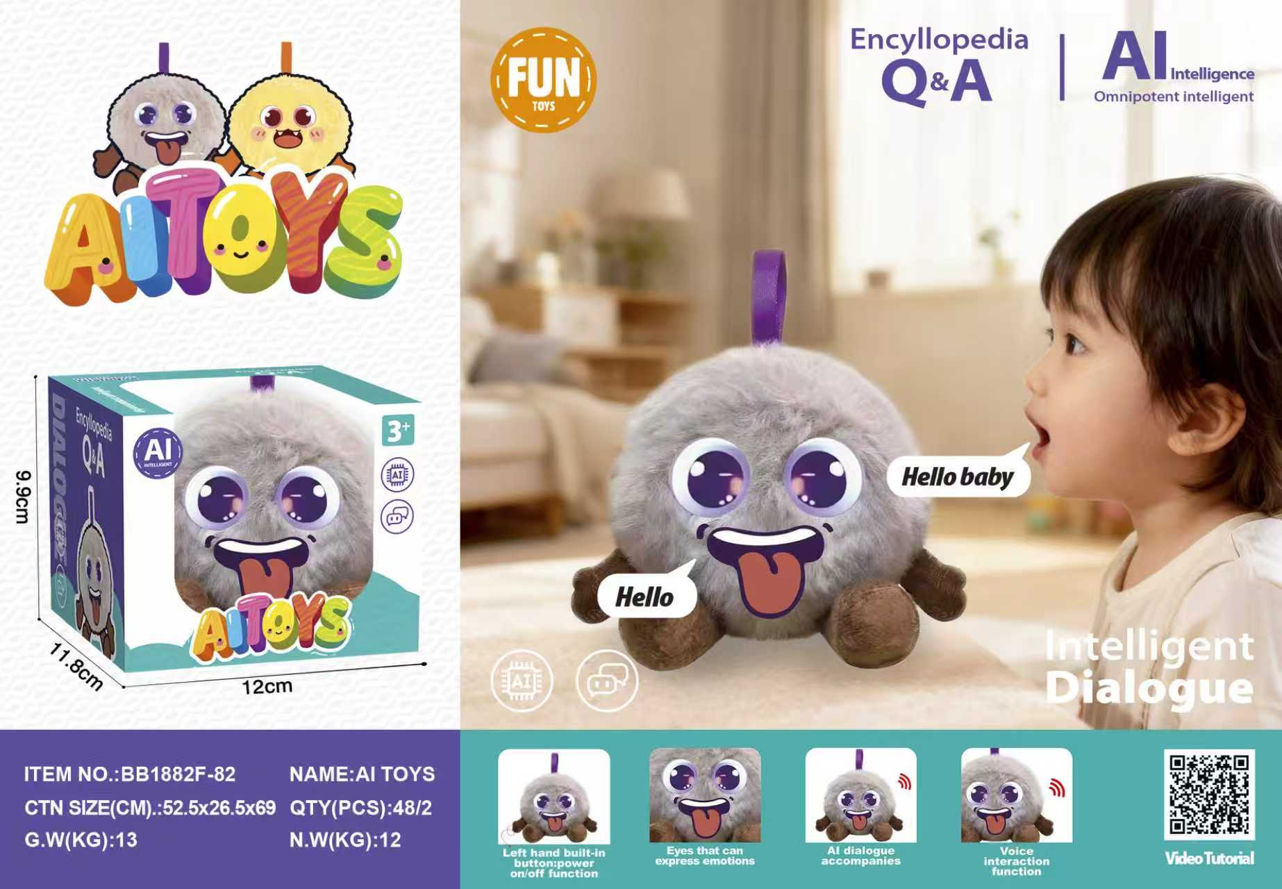 3C intelligent robots, AI toys, robot dogs, AI robots, programmable toys Item Picture