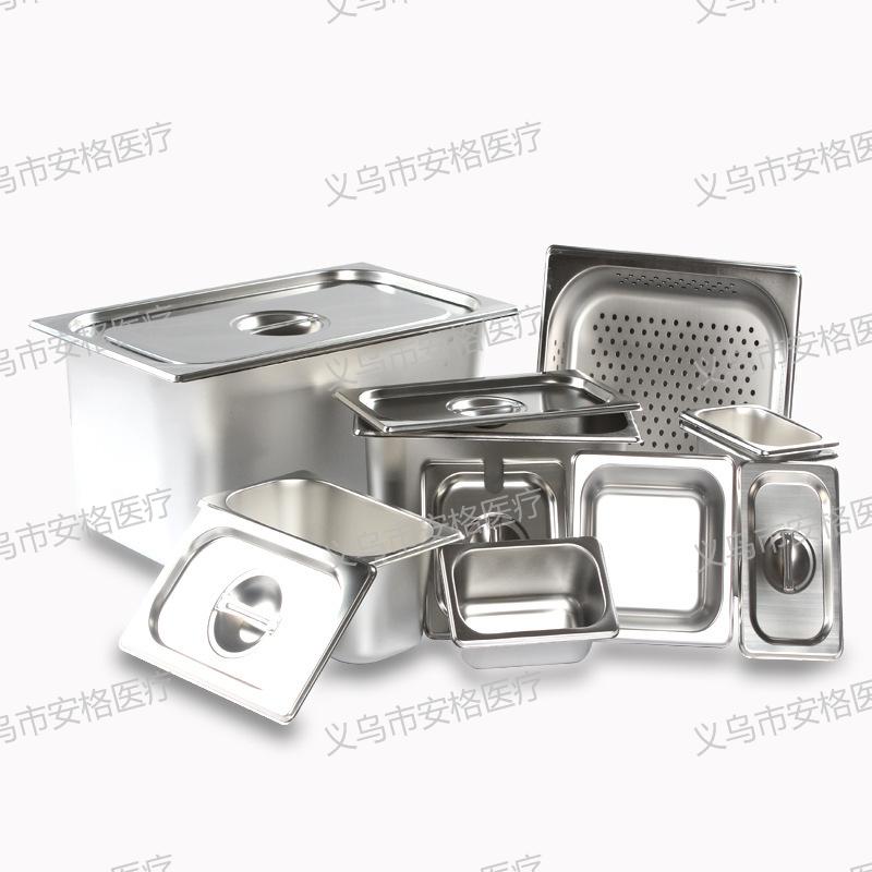 Cross-border exclusive stainless steel 304 disinfection square trays without holes but with locks, multi-specification square dental and medical disinfection trays Application Scenario
