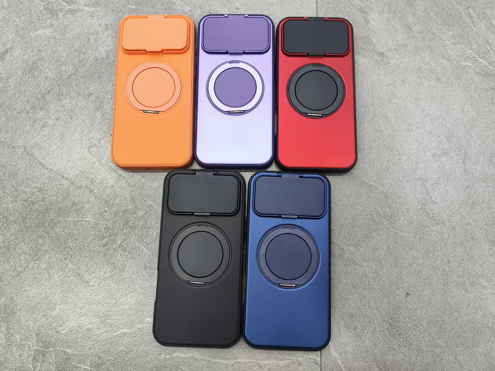 iPhone17 Pro Max护镜手机壳 360旋转支架