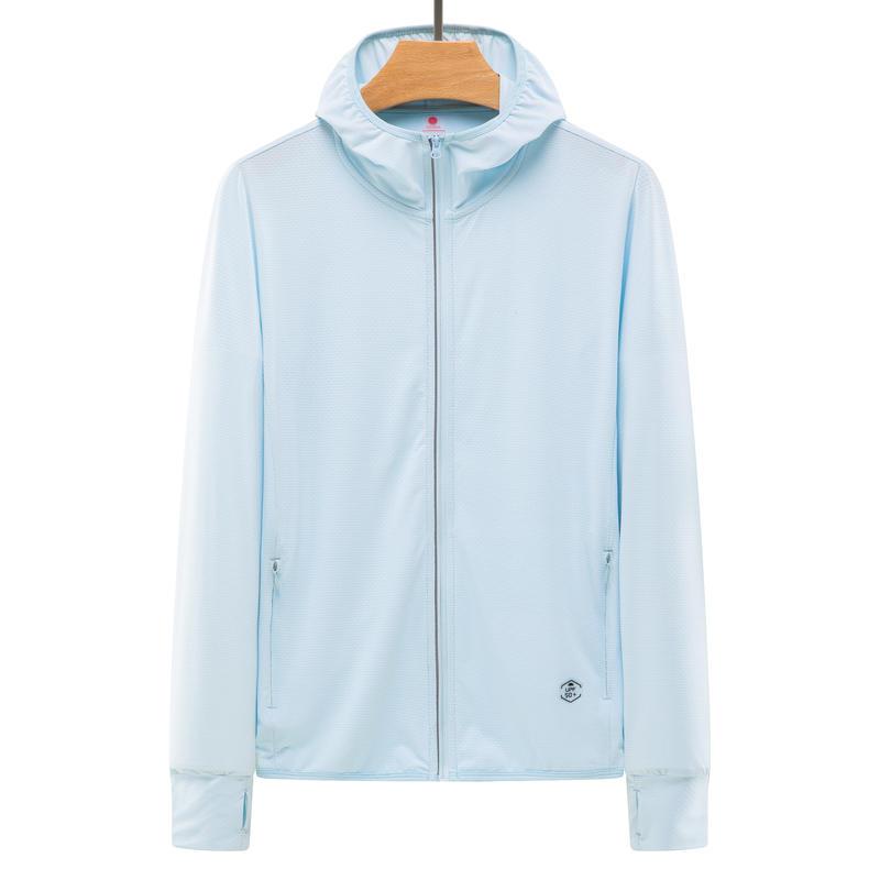 Yims-1118 hooded sun-protective clothing is in large stock and can be printed with the same style for both men and women pic 6