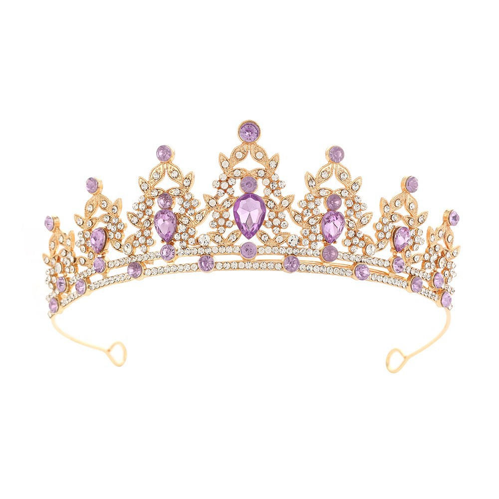 Bride's alloy crown wedding hair accessory