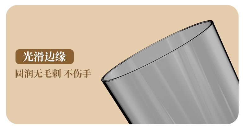 客厅轻奢透明垃圾桶家用2026新款卧室卫生间客厅厨房宿舍大号纸篓详情14