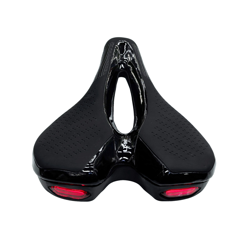 911 Saddle with light, bicycle saddle cushion, dual-color light seat cushion, mountain bike seat, thick large bicycle seat cushion bag Application Scenario