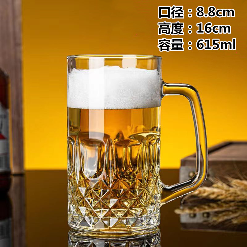 180ml经典杯茶杯透明杯家用杯子带把玻璃水杯1详情13