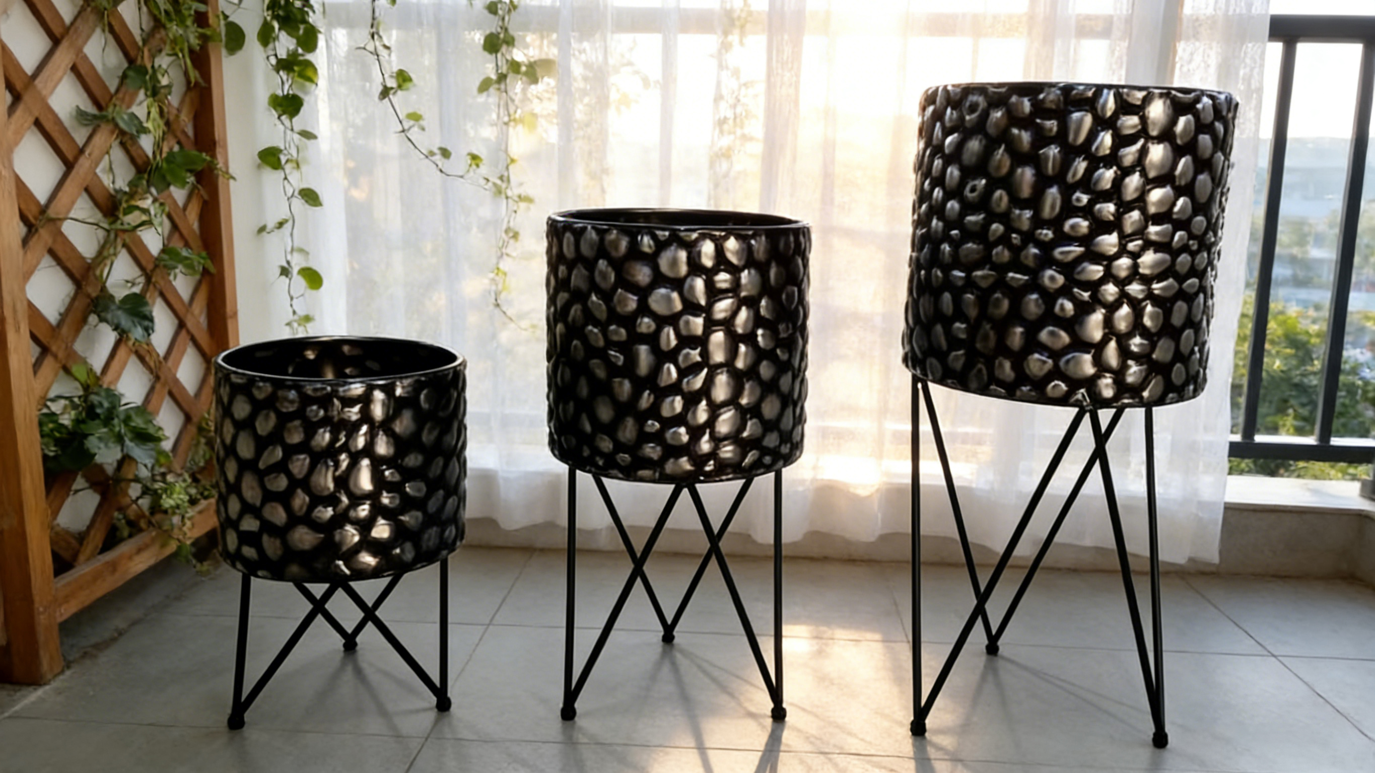 花盆/多肉花盆/陶瓷花盆/陶瓷小花盆精简/大花盆细节图