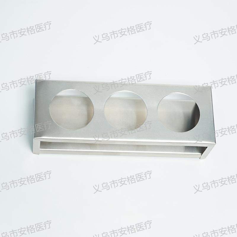 304 stainless steel alcohol bottle rack, two or three-hole disinfection bottle rack, iodophor bottle glass bottle rack, seasoning jar rack Item Picture