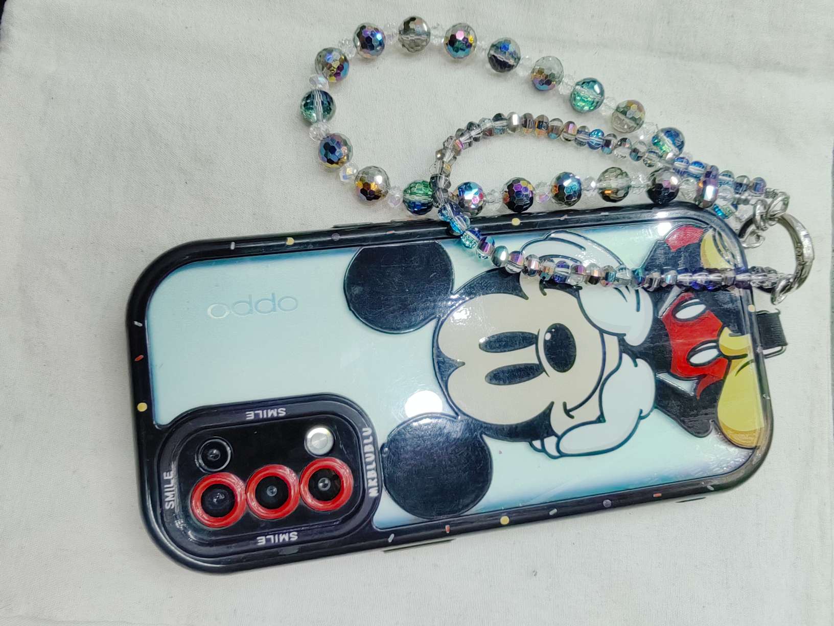 陈奕恒水晶萌粒手机链配件挂饰清新可爱手机链