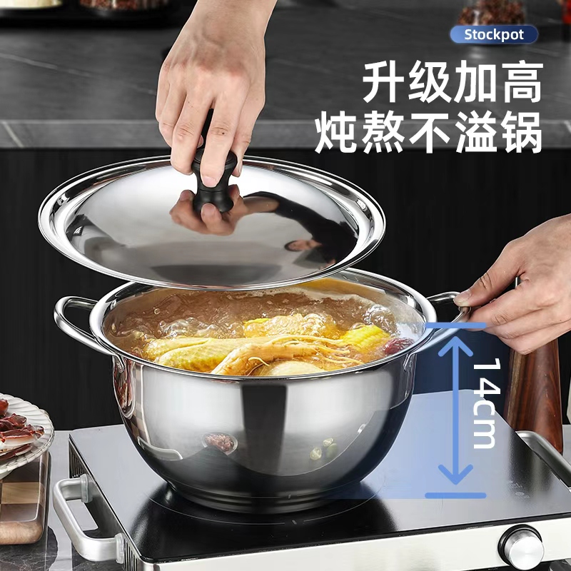 不锈钢套锅/厨具/不绣钢厨具/厨房用具/炫彩10件套不锈钢锅细节图