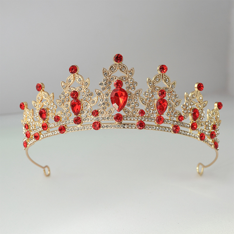 Bride's alloy crown wedding hair accessory details Picture