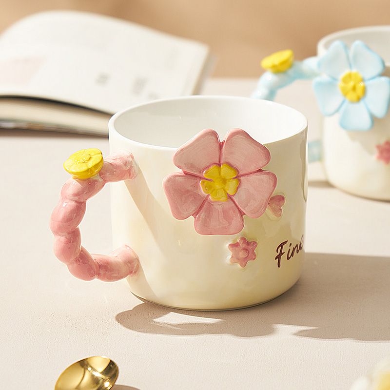High-quality ceramic cups as birthday gifts for sisters, girls and best friends are meaningful souvenirs and Teachers' Day presents detail image 5