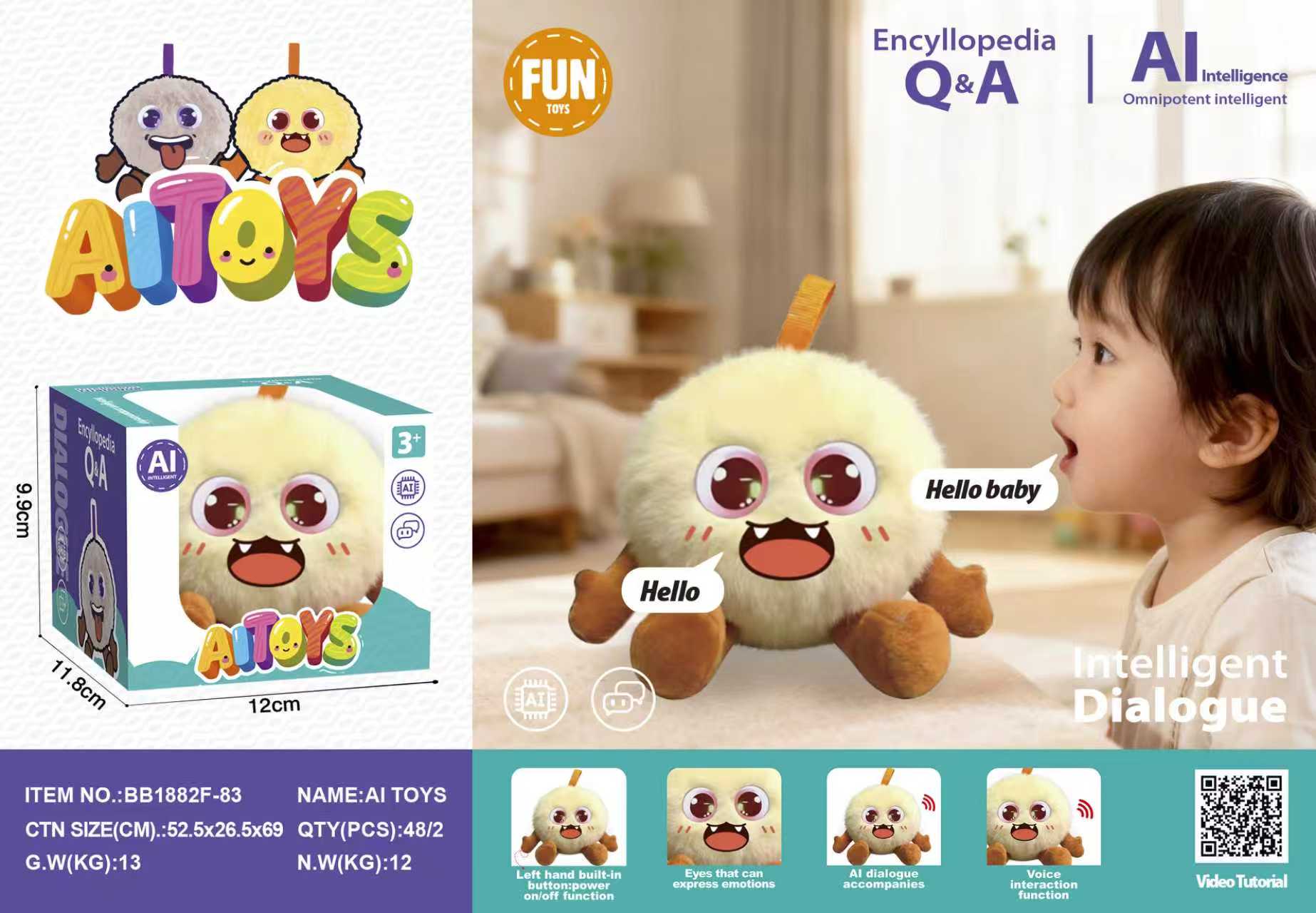 3C intelligent robots, AI toys, robot dogs, AI robots, programmable toys Application Scenario