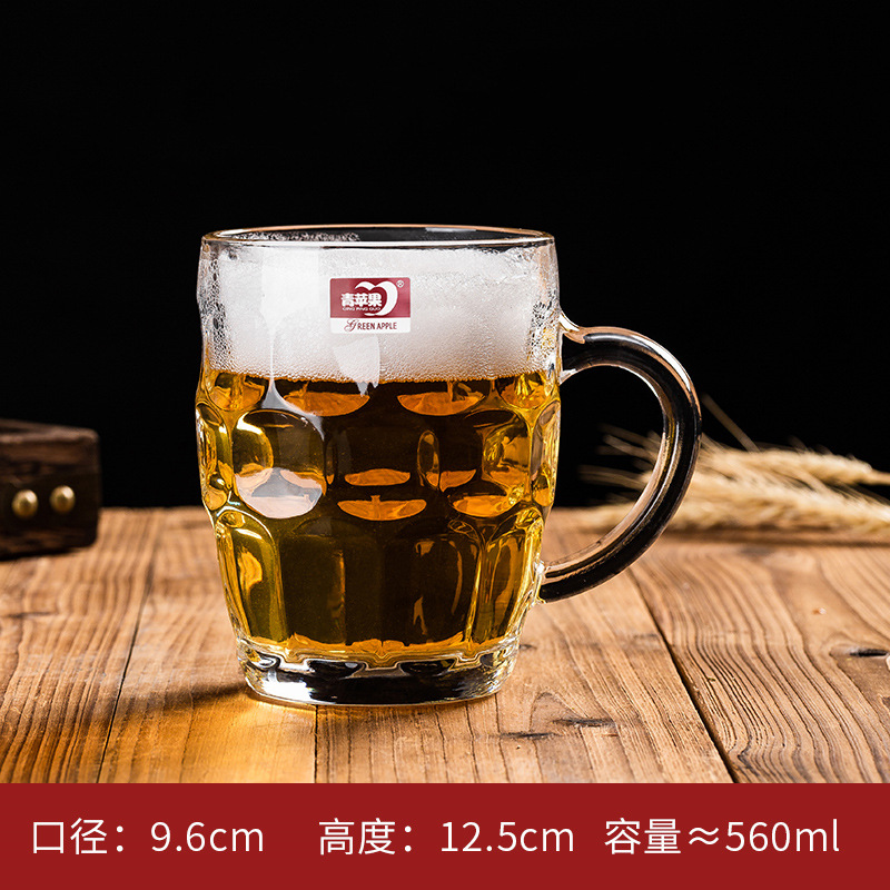 180ml经典杯茶杯透明杯家用杯子带把玻璃水杯1详情7