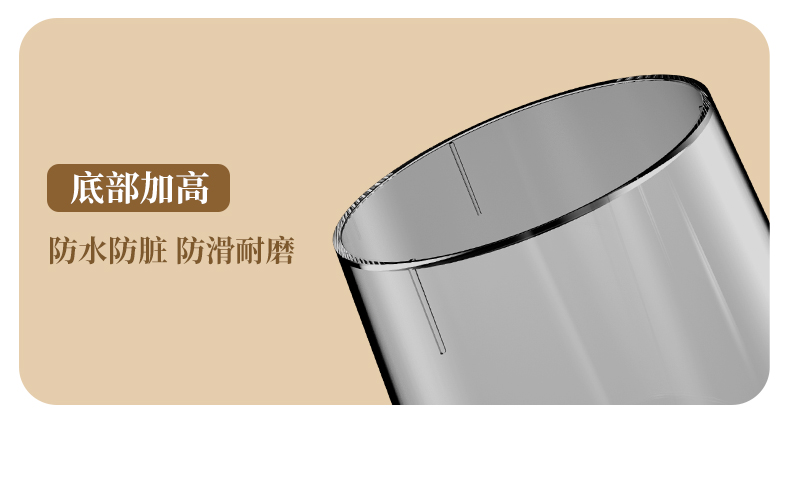 客厅轻奢透明垃圾桶家用2026新款卧室卫生间客厅厨房宿舍大号纸篓详情15