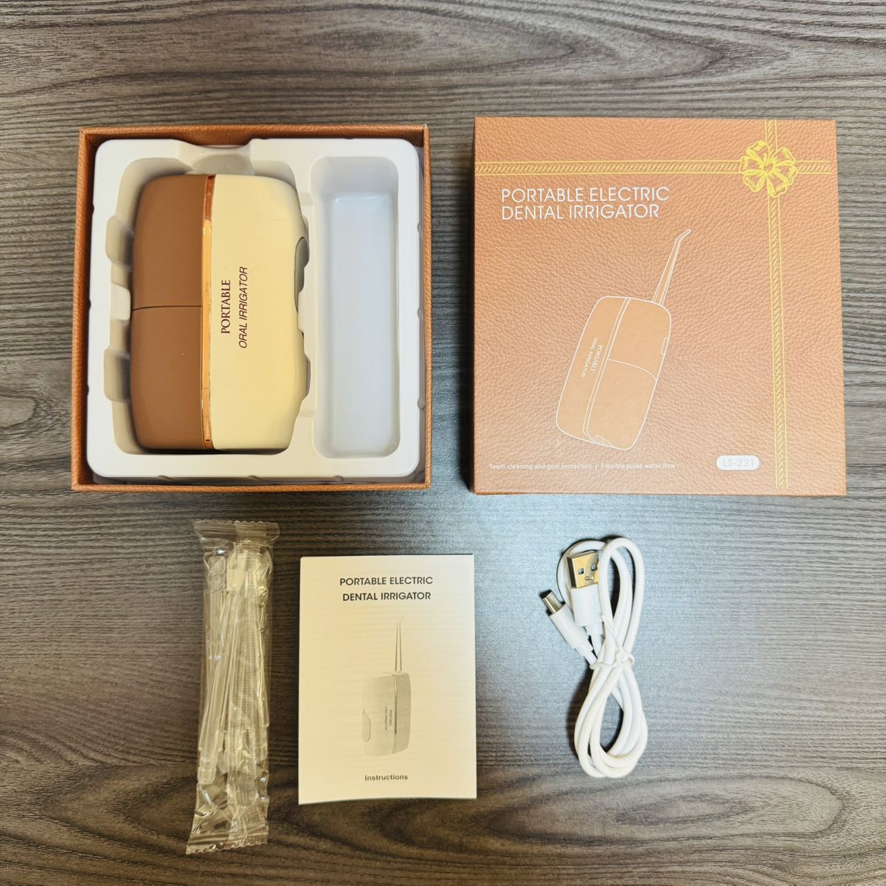 Portable electric gum water flosser, dental care and cleaning wonder Specification image