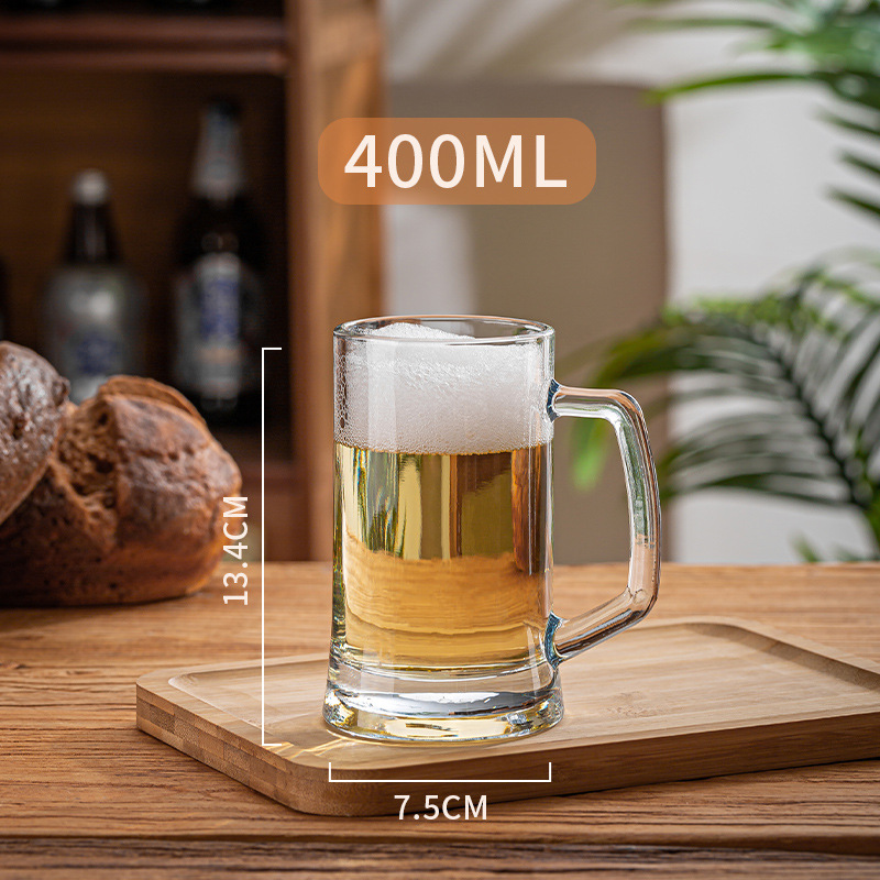 180ml经典杯茶杯透明杯家用杯子带把玻璃水杯1详情11
