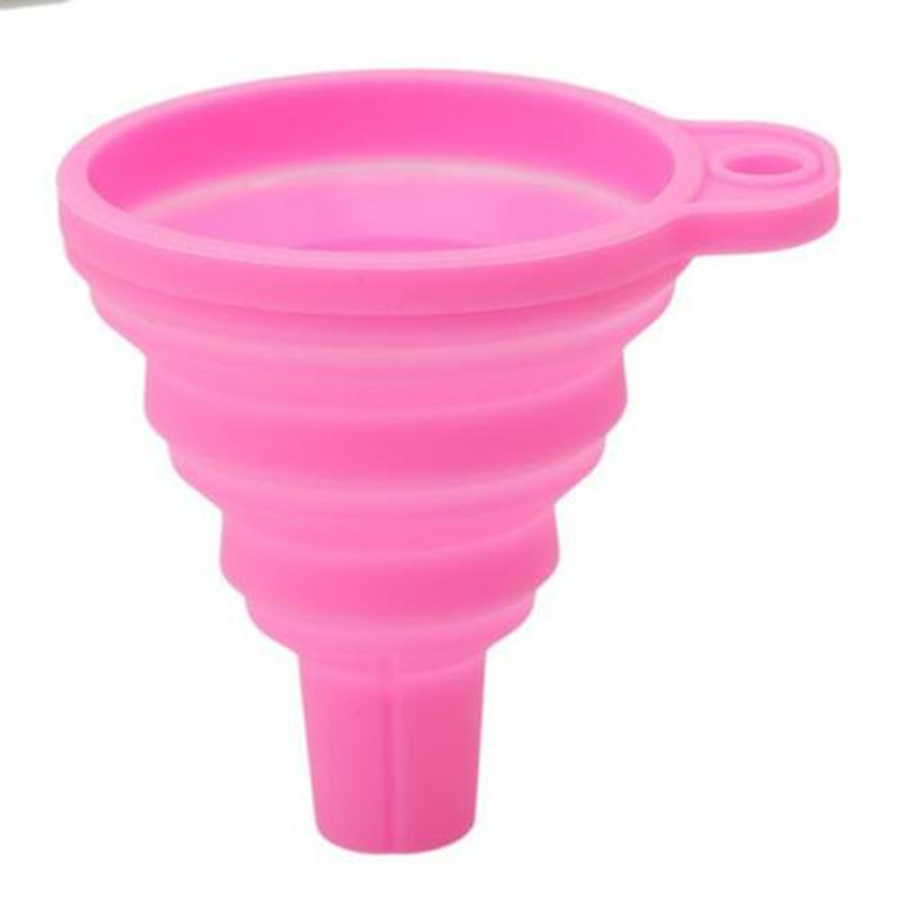 Silicone funnel, food-grade foldable, kitchen, household, stretchable liquid dispensing small funnel, silicone funnel detail image 3