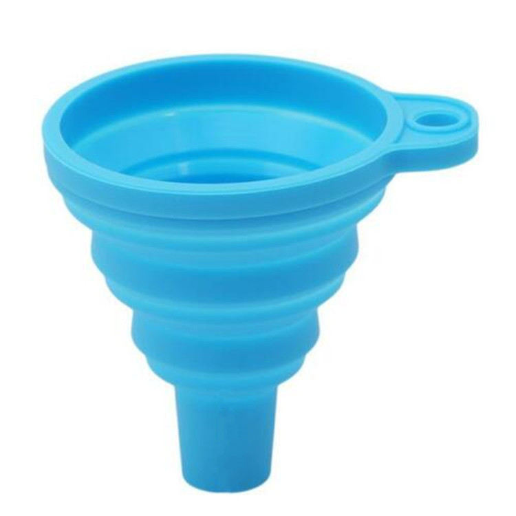 Silicone funnel, food-grade foldable, kitchen, household, stretchable liquid dispensing small funnel, silicone funnel detail image 2