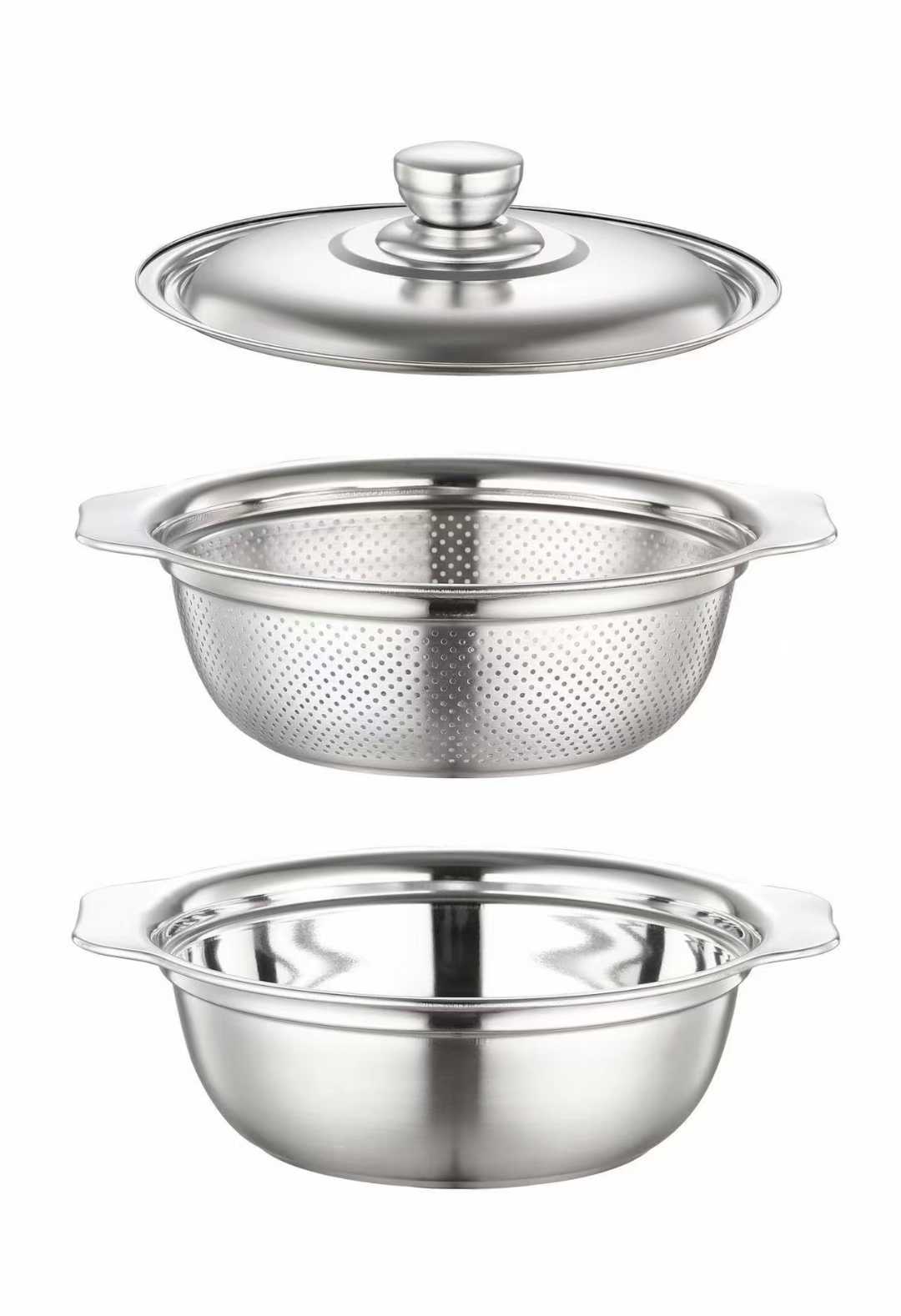 沥水篮、盆实物图