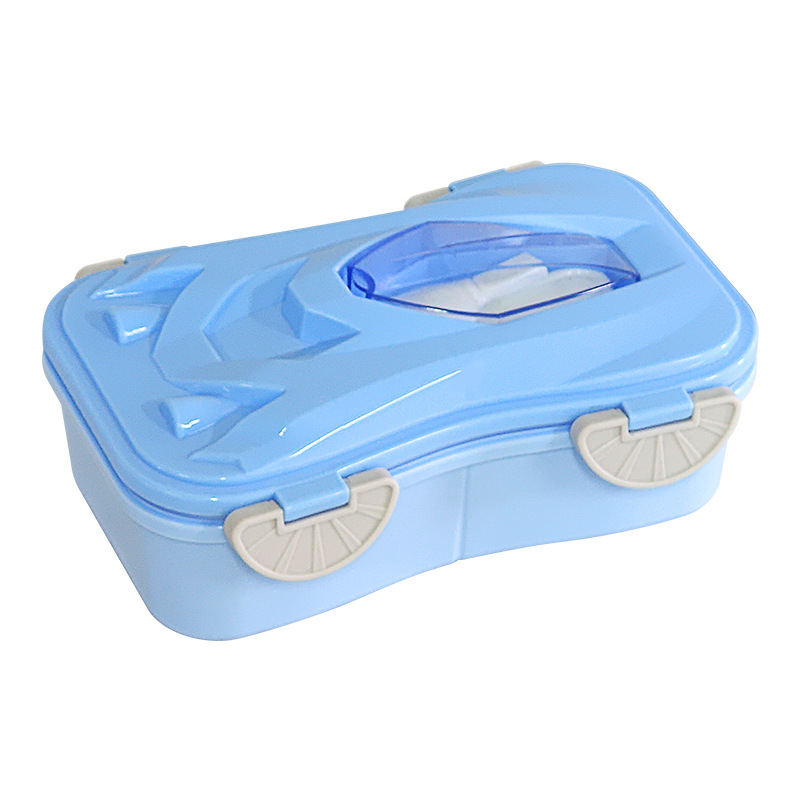 The H226-568 high-appearation-level plastic lunch box set for office workers can be microwave-heated and students can serve separate meals detail image 9
