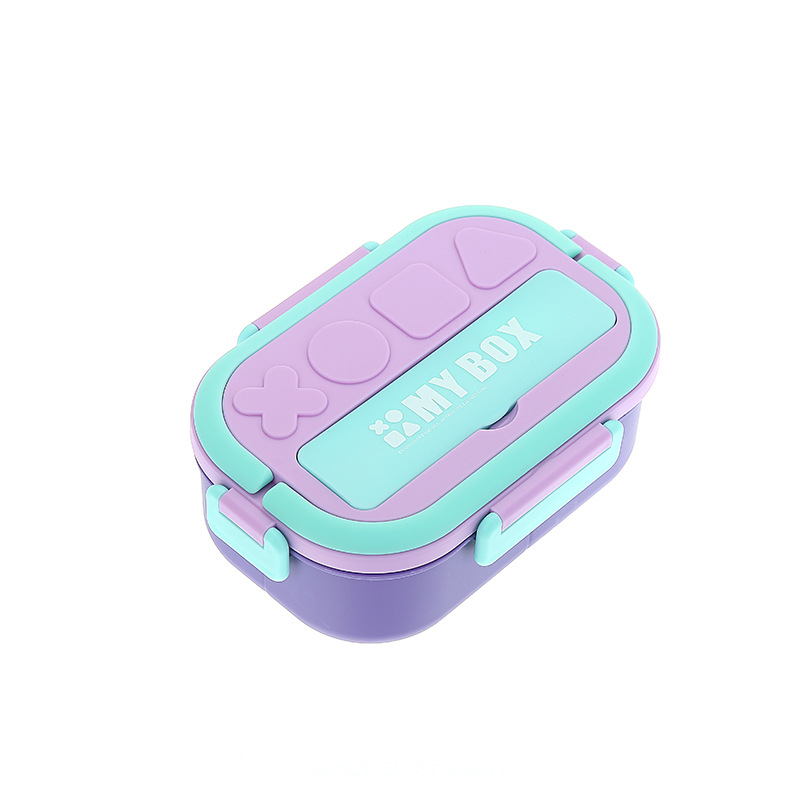 MY BOX三格分隔折叠饭盒 带餐具便携保鲜盒 学生上班族可48