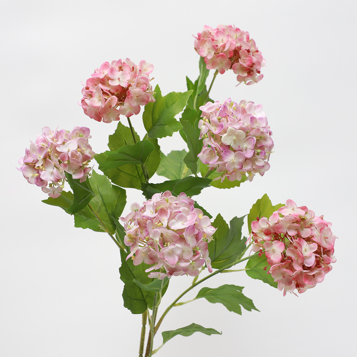 3D打印木绣球花仿真花酒店橱窗家居客厅餐桌装饰摆件假花批发