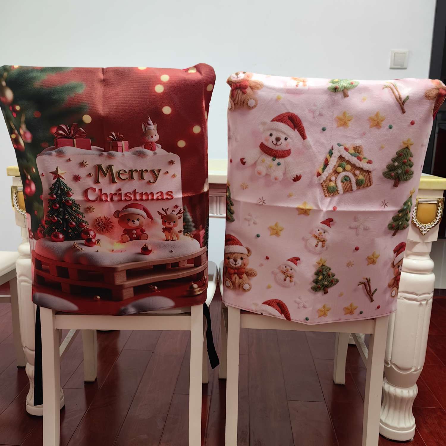 Decoraciones de navidad, colgantes de navidad, papá de negocios, cubiertas de silla de navidad, artículos de navidad details Picture