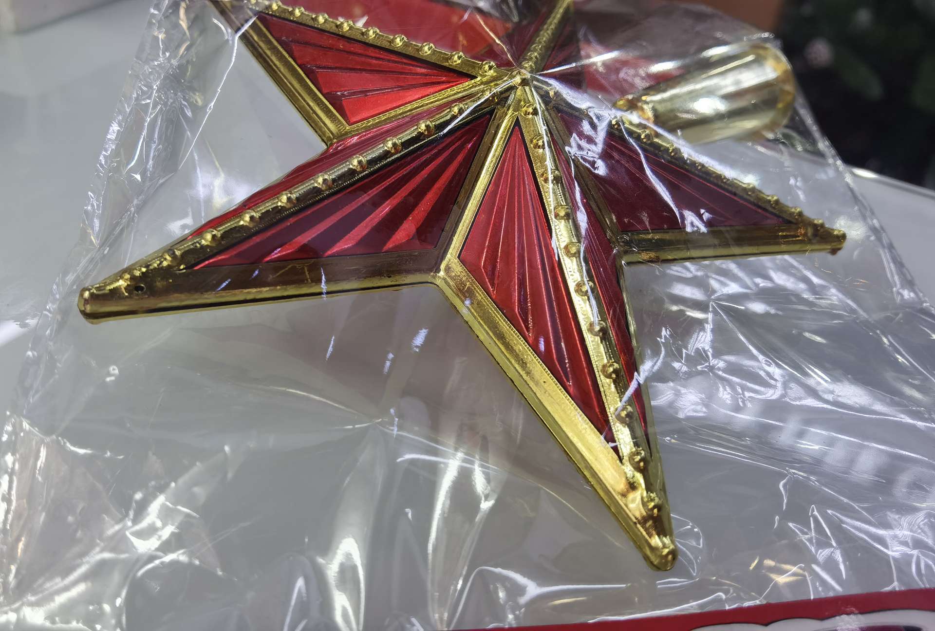 Three-dimensional tree top Star Christmas tree decoration and Christmas supplies detail image 3