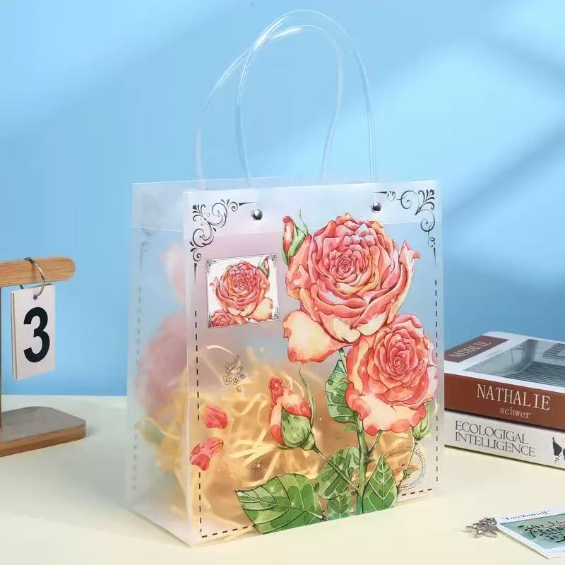 礼品袋/塑料袋/红酒瓶袋/塑料手提袋/包装袋子塑料产品图