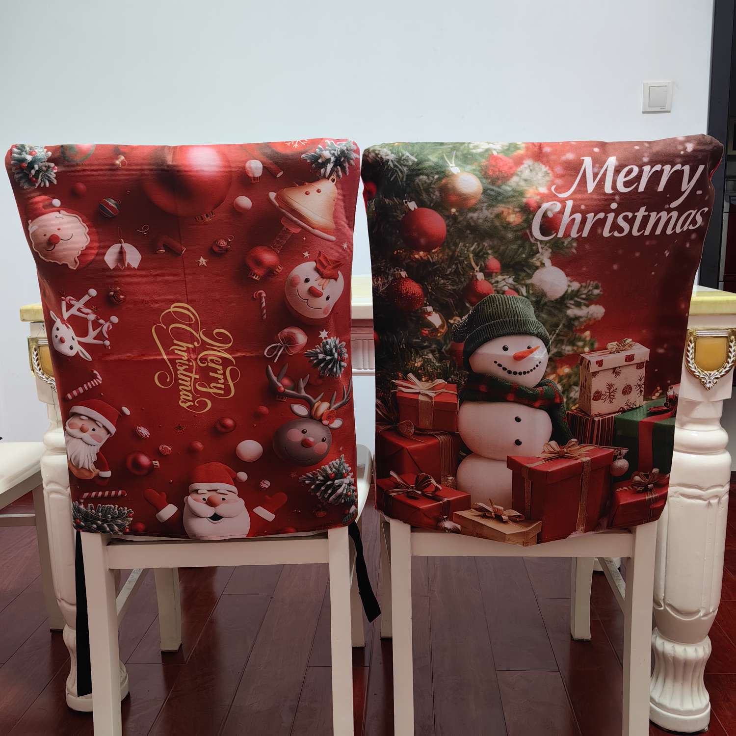 Decoraciones de navidad, colgantes de navidad, papá de negocios, cubiertas de silla de navidad, artículos de navidad Specification image