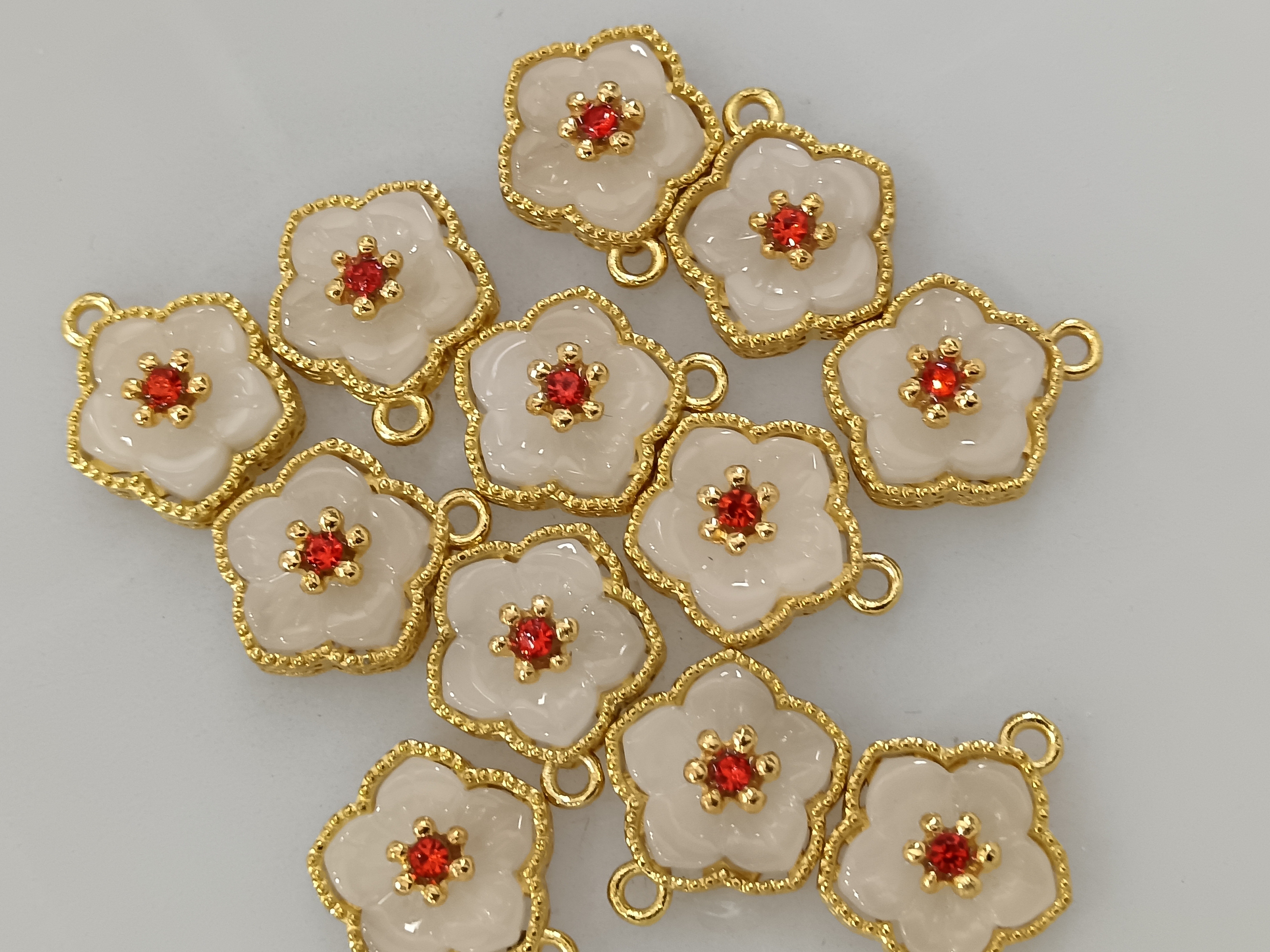 999纯银项链/翡翠观音/玉吊坠/八宝罗盘/吊坠细节图