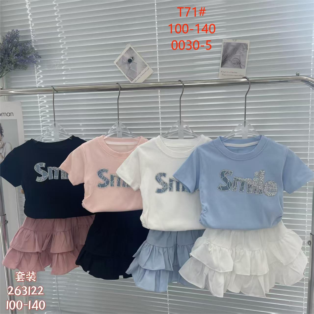 Girls' short-sleeved casual base layer shirt with red wine net pockets, 100% pure cotton, breathable, comfortable and soft, spring and summer style details Picture