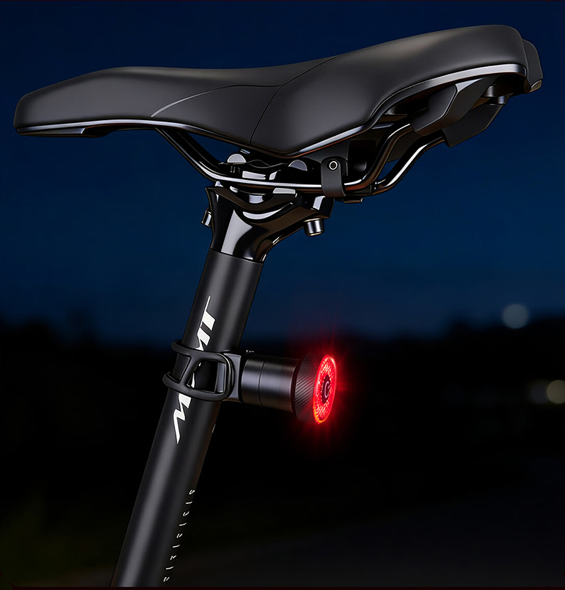 2508 aluminum round smart taillights, smart brake taillights, aluminum alloy USB charging bicycle taillights, smart brake sensor taillights, riding equipment, mountain bike warning lights pic 15
